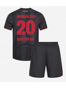Bayer Leverkusen Alejandro Grimaldo #20 Dječji Domaci Dres kompleti 2025-26 Kratak Rukavima (+ kratke hlače)